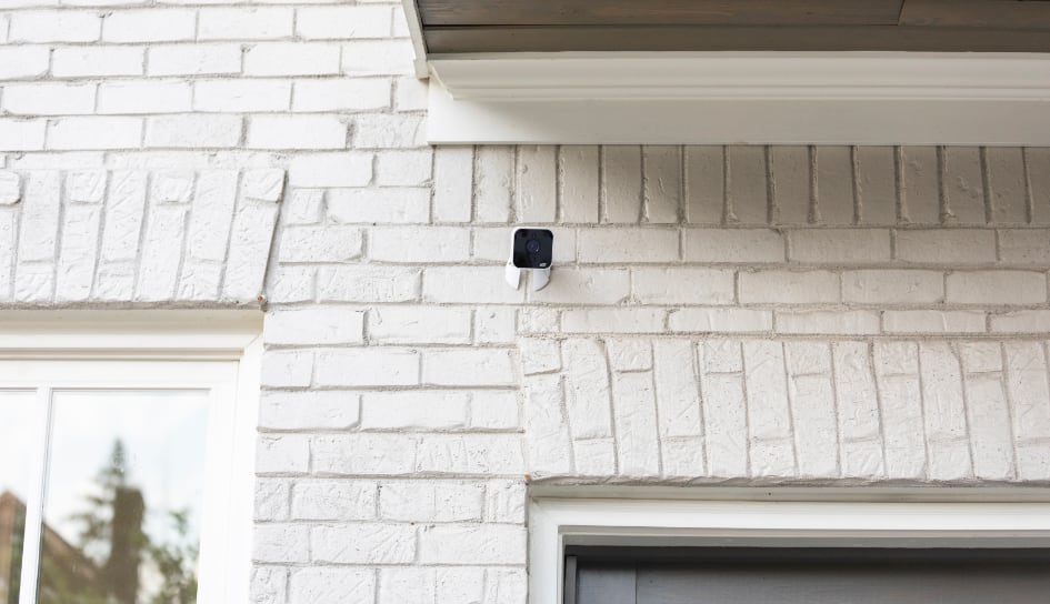 ADT outdoor camera on a Denver home